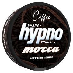 Hypno Mocca energy pouch packaging on a white background