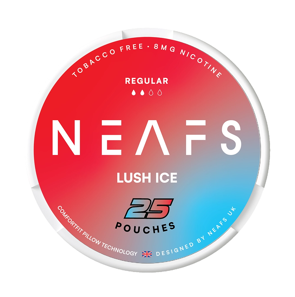 NEAFS Lush Ice packaging with gradient design on a white background