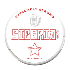 Circular logo with 'Extremely Strong Siberia' text and bear graphic on a white background