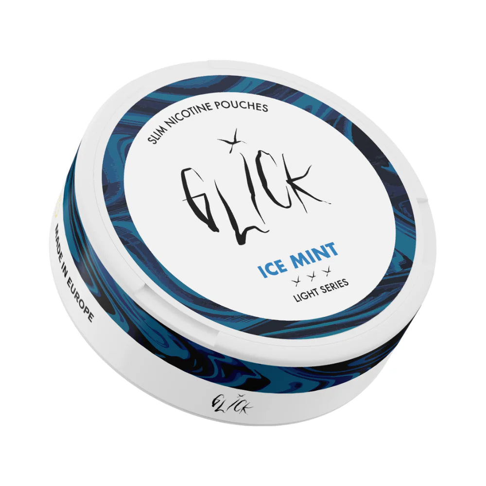 Glick Ice Mint Slim 4mg Front Angle Tilted