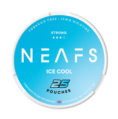 NEAFS ice cool packaging with blue and white design