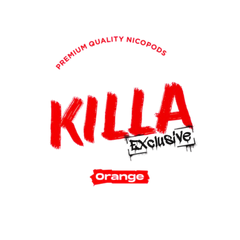 Killa Exclusive logo with 'Orange' variant on a white background