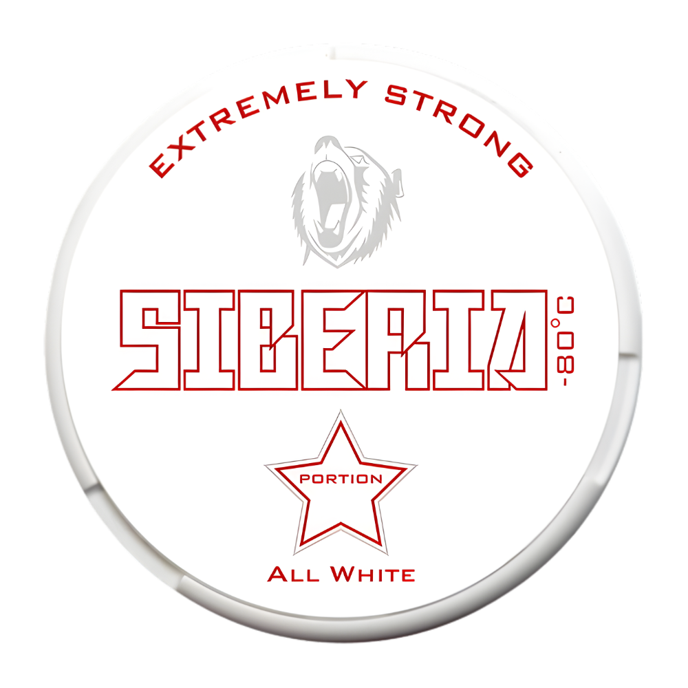 Circular logo with 'Extremely Strong Siberia' text and bear graphic on a white background