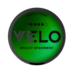 Green container with 'VELO' branding on a white background